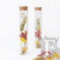 Dried flower - glass vial with cork - Medium