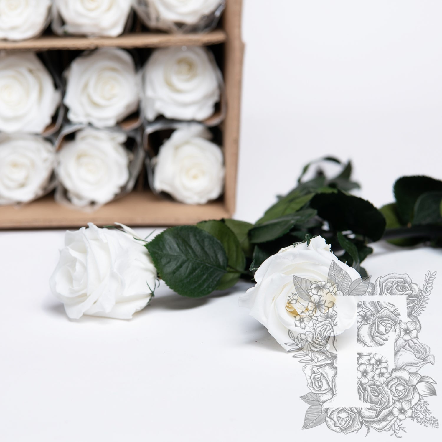 50cm Rose With Stem - 30 Stems Bulk